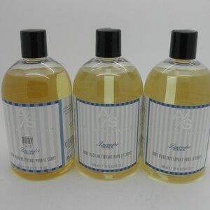 THE ART OF SHAVING Body Wash LAVENDER ESSENTIAL OIL 16.2 oz ea - Lot of 3